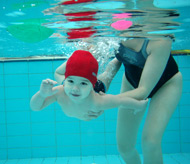 Image2: Baby Swimming in action