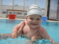 Image4: Baby Swimming in action